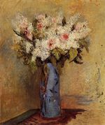 Ренуар Ваза с розами и сиренью 1870г